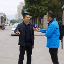 海山機(jī)械研制國內(nèi)首臺(tái)污染清除車吸引東南衛(wèi)視采訪